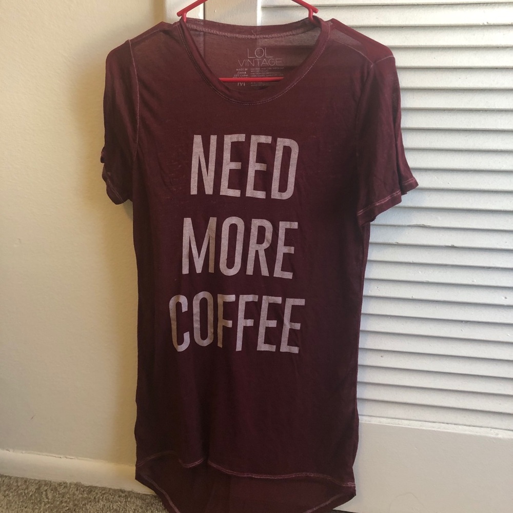 “NEED MORE COFFEE” T-Shirt